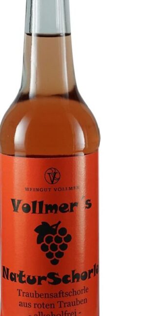 <br><b>Vollmer's NaturSchorle - rotes Traubensaftschorle 0,33l</b><br>