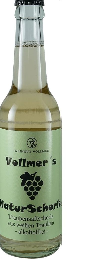 <br><b>Vollmer's NaturSchorle - weißes Traubensaftschorle 0,33l</b><br>