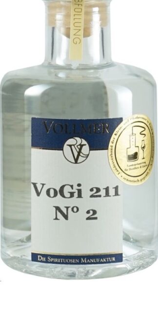 <br><b>VoGi 211 N°2, Vollmers klassischer Gin mit Botanicals 0,5l</b><br>